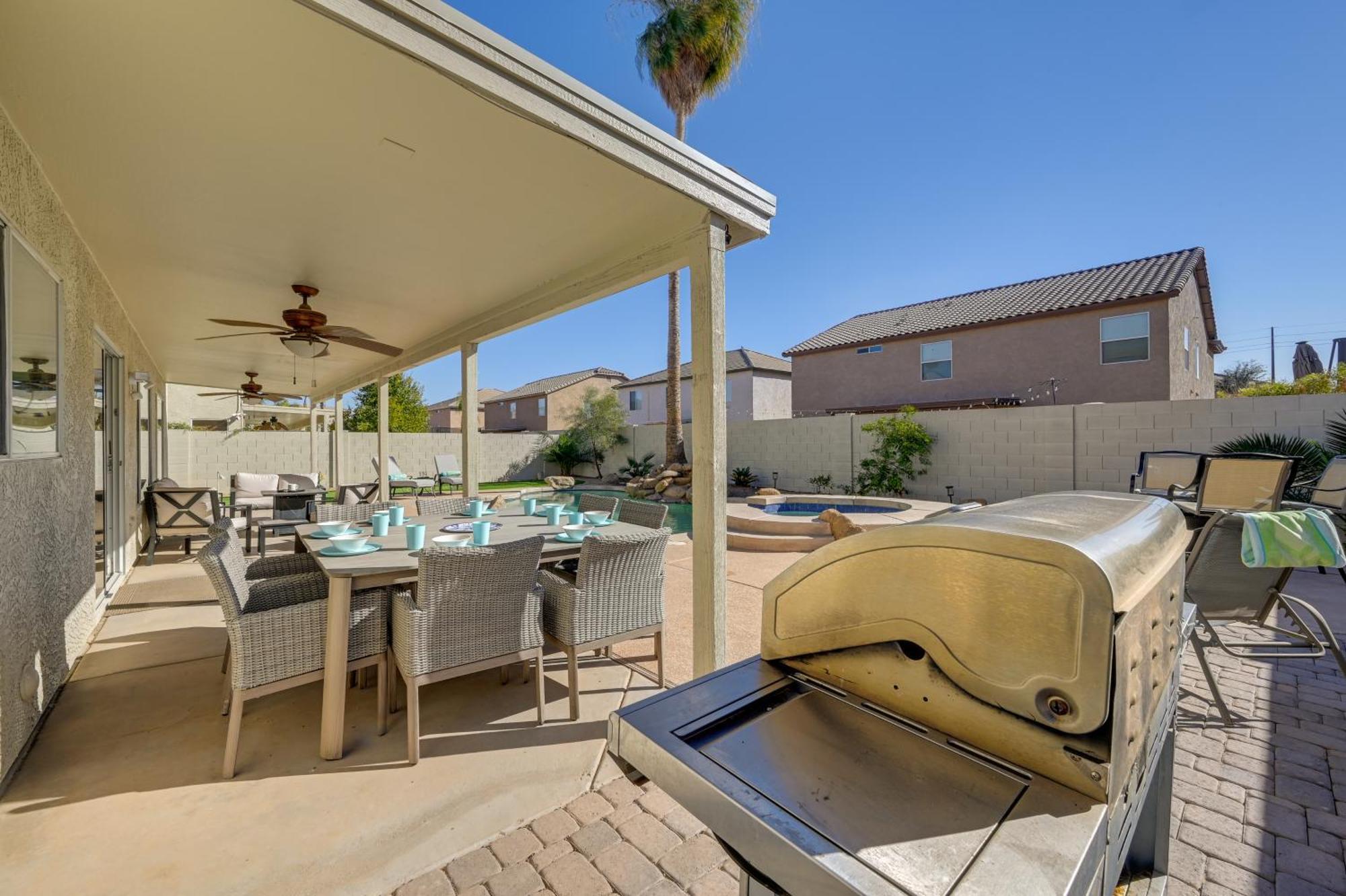 Spacious Arizona Home Pool, 9 Mi To San Tan Mtn Queen Creek Ngoại thất bức ảnh